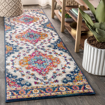 Bohemian Flair Boho Vintage Medallion Area Rug
